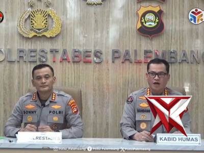 Konfrensi pers polrestabes palembang - PoliceTube