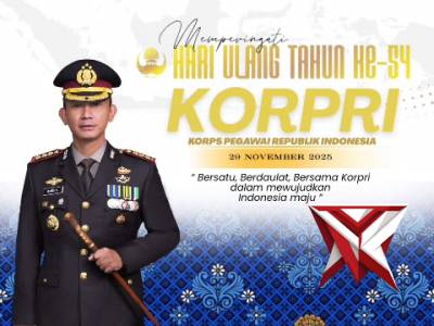Kapolrestabes Bdg, Selamat Memperingati Hari Ulang Tahun ke -54 KORPRI