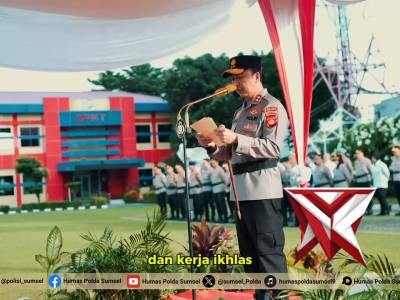 Kapolda Sumsel Irjen Pol. Dr. Sandi Nugroho, S.I.K., S.H., M.Hum Pimpin Upacara Hari Kesadaran Nasio - PoliceTube