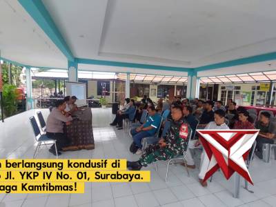 Polsek Tenggilis Mejoyo Giat Jumat Curhat - PoliceTube