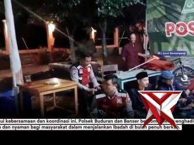 Patroli samapta sambangi posko Ramadhan