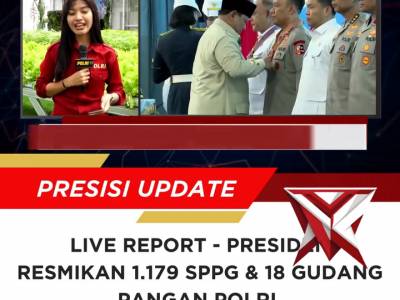 PRESIDEN RESMIKAN 1.179 SPPG & 18 GUDANG PANGAN POLRI - PoliceTube