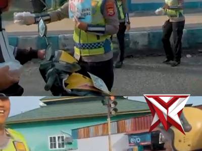 Hari Ke-6, Satlantas Polresta Bengkulu Tebar Takjil dan Edukasi Tertib Lalu Lintas - PoliceTube
