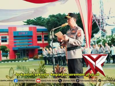 Arahan Kapolda sumsel