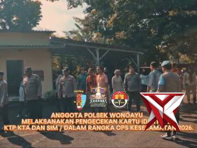 APEL PAGI ANGGOTA POLSEK WONOAYU - PoliceTube