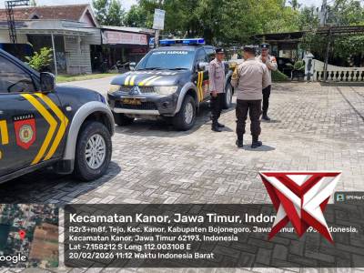 Polsek Kanor Tingkatkan Patroli Bersinggungan