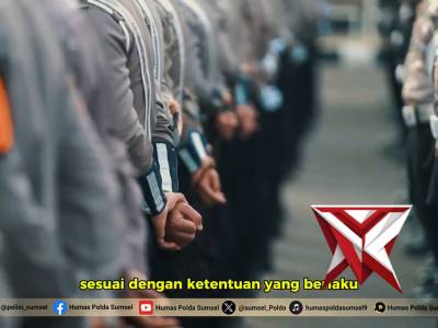 Kapolda Sumsel Pimpin Upacara Hari Kesadaran Nasional di Mapolda Sumsel