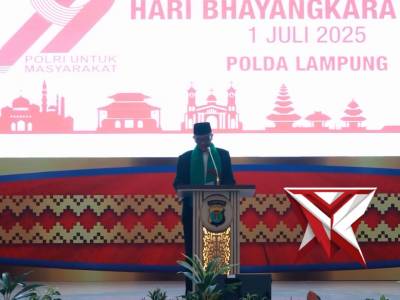 79 Tahun Mengabdi, Polri Polda Lampung Gelar Doa Bersama untuk Kedamaian Bangsa - PoliceTube