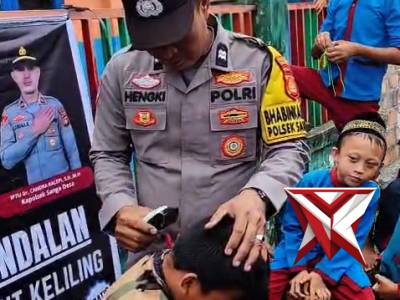 Program pangling Bhabinkamtibmas Polsek Sanga Desa. - PoliceTube