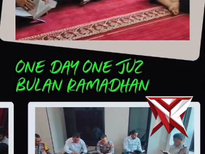 one day one juz polsek Pangkalan Kerinci - PoliceTube