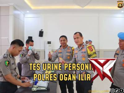 Polres ogan ilir Tes urine - PoliceTube