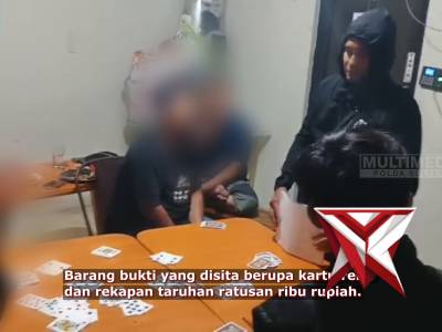 Operasi Pekat I Tinombala 2026 menggelar razia di lokasi yang diduga menjadi tempat perjudian - PoliceTube