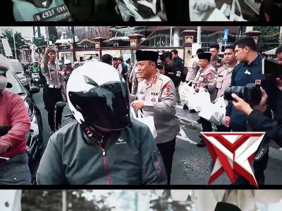 Berbagi bukan tentang seberapa besar yg kita beri, tapi seberapa tulis niat kita memberi - PoliceTube