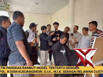 Densus 88 AT Polri dan YBM PLN Buka Pelatihan Cukur Rambut bagi Eks Napiter