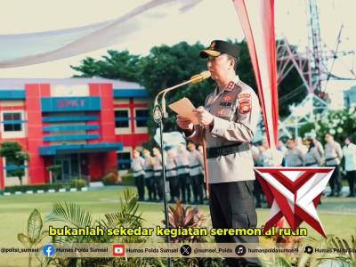 Kapolda Sumsel Irjen Pol. DR. Sandi Nugroho Pimpin Upacara Hari Kesadaran Nasional di Mapolda Sumsel