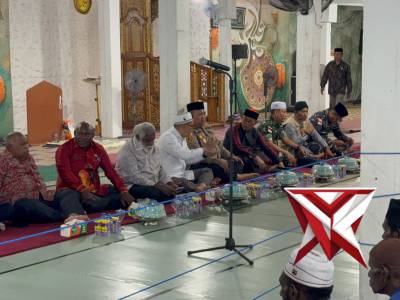 Pererat Tali Silaturahmi Kapolres Asmat Dampingi Wagub Papua Selatan Dalam Giat Safari Ramadhan.