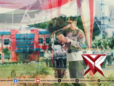 Kapolda Sumsel Irjen Pol. Dr. Sandi Nugroho, S.I.K., S.H., M.Hum Pimpin Upacara Hari Kesadaran Nasio - PoliceTube