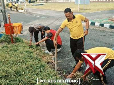 POLRES BELITUNG TURUT DUKUNG GERAKAN INDONESIA ASRI (AMAN, SEHAT, RESIK, INDAH) ?