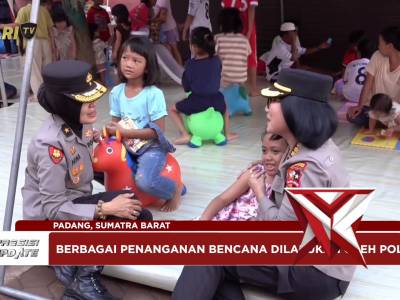 Selayang Pandang Kedatangan Presiden RI dan Kapolri dalam rangka meninjau Lokasi Bencana