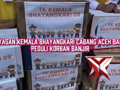 Yayasan Kemala Bhayangkari Cabang Peduli Korban Banjir - PoliceTube