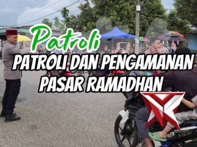 pam pasar tumpah di wilkum polsek TPTM