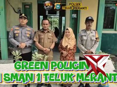 Green Policing Polsek Teluk Meranti di SMAN 1 Teluk Meranti - PoliceTube