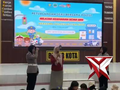 Paud dan TK Lab UM Goes To Polres Blitar Kota. Terimakasih sudah berkunjung ya adik-adik ??