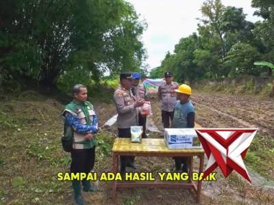 Polsek Kadipaten Bersama BPP dan Pemdes Perkuat Ketahanan Pangan - PoliceTube