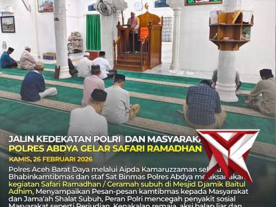 SAFARI RAMADHAN POLRES ABDYA - PoliceTube