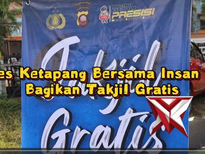 POLRES KETAPANG BERSAMA INSAN PERS BAGI TAKJIL GRATIS - PoliceTube