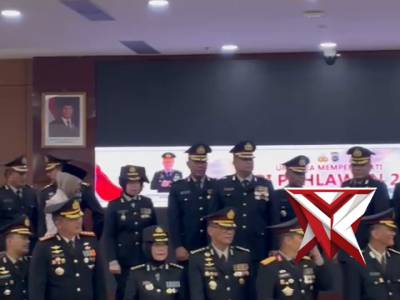 Wakapolda Sumbar Pimpin Upacara Peringatan Hari Pahlawan di Mapolda Sumbar - PoliceTube