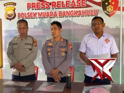 Konferensi Pers Hasil Ungkap Tindak Pidana Curanmor Oleh Unit Reskrim Polsek Muara Bangkahulu - PoliceTube