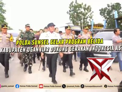 KAPOLDA SUMSEL GELAR PROGRAM BELIDA DI KABUPATEN OGAN ILIR DUKUNG GERAKAN INDONESIA ASRI - PoliceTube
