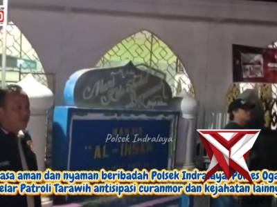 Patroli terawih polsek indralaya polres ogan ilir