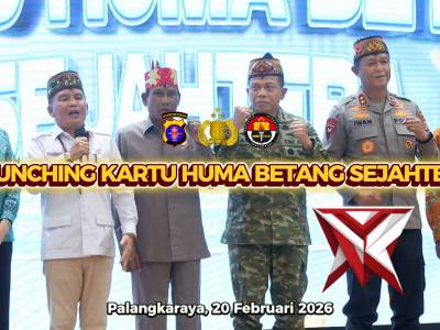 LAUNCHING KARTU HUMA BETANG SEJAHTERA DI KALIMANTAN TENGAH