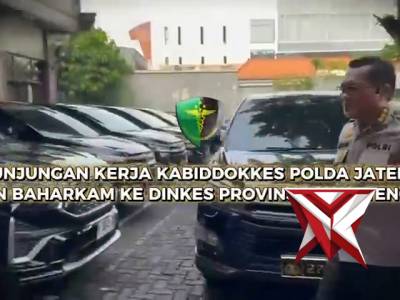 Kunjungan Kerja Kabiddokkes Polda Jateng Dan Baharkam Ke Dinas Kesehatan Provinsi Jateng