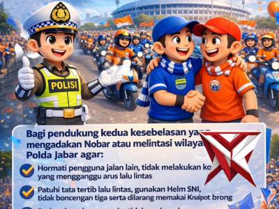 dukung dengan cara yang tertib, santun, dan penuh sportivitas ?????