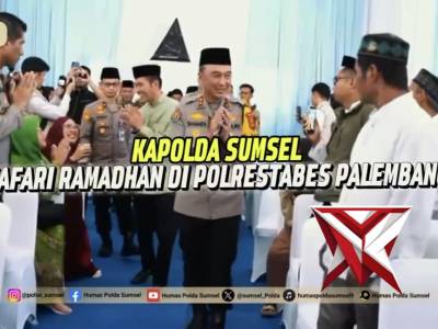 Safari Ramadhan Kapolda Sumsel Perkuat Kamtibmas Kota Palembang