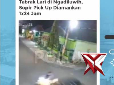 Tabrak Lari di Ngadiluwih, Sopir Pick Up Diamankan 1x24 Jam - PoliceTube