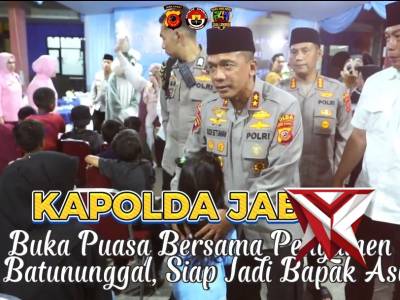 Kapolda Jabar dan Ketua Bhayangkari Buka Puasa Bersama Pengamen di Batununggal, Siap Jadi Ortu Asuh