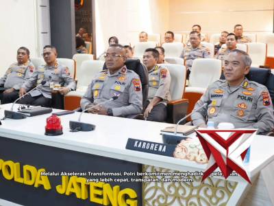 *Wakapolda Jateng bersama Pejabat Utama Polda Jateng mengikuti dialog strategis - PoliceTube