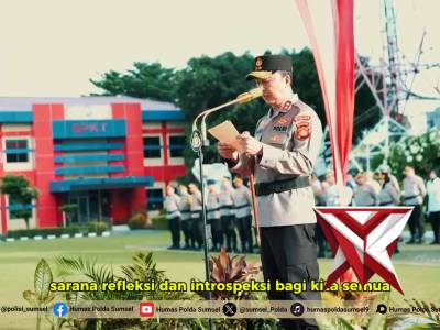 Kapolda Sumsel Irjen Pol. Dr. Sandi Nugroho, S.I.K., S.H., M.Hum Pimpin Upacara Hari Kesadaran Nasio