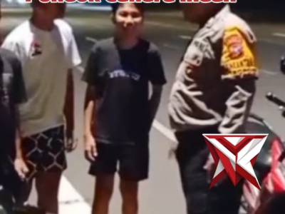 Anggota Polsek Waru berikan himbauan kepada pemuda yg keluyuran waktu malam hari - PoliceTube