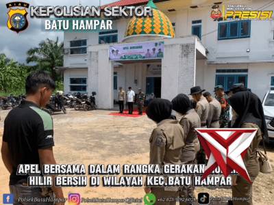 apel bersama dalam rangka rokan hilir bersih bersih - PoliceTube