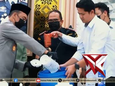 Kapolda Sumsel Pimpin pemusnahan barang bukti Narkoba di Polrestabes Palembang - PoliceTube