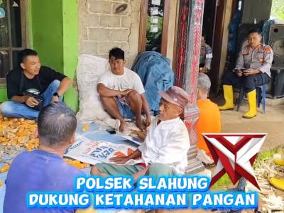 Polsek Slahung Dukung Program Ketahanan Pangan - PoliceTube