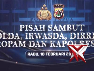 Polda Papua Gelar Pisah Sambut Wakapolda dan Sejumlah Pejabat Utama