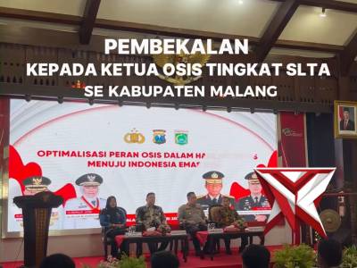 Pembekalan Ketua Osis Tingkat SLTA se-Kab.Malang - PoliceTube