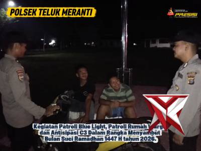 Patroli Blue Light Polsek Teluk Meranti - PoliceTube