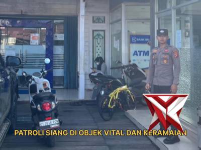 PATROLI RUTIN POLSEK MUARA ANCALONG HADIR MENJAGA STABILITAS WILAYAH